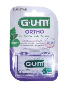 GUM® ORTHO Wachs mit Minzgeschmack