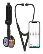 8572_01_Littmann_COREDigital_hochglaenzend Rainbow, Schlauch schwarz