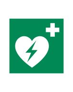 Defi-Zeichen, Folie (200 x 200 mm)